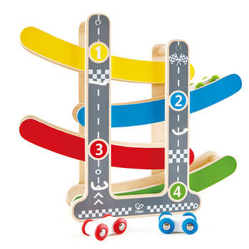 4pc Hape Fast Flip Racetrack