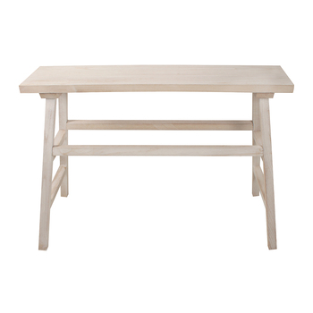 Maine & Crawford Huck 120x85cm Wooden Console Knock Down - White