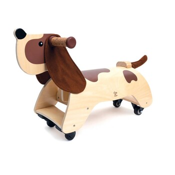 Hape Dachshund Dog Wooden Ride On Kids/Toddler Toy 12m+
