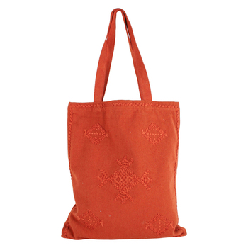 Maine & Crawford 40x33cm Palenque Cotton Tote Bag - Red