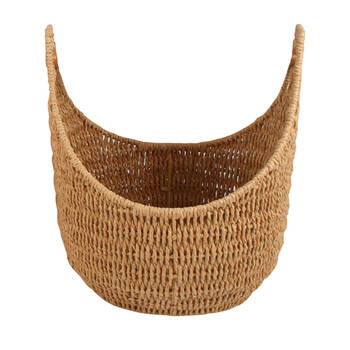Maine & Crawford Hazel 43cm Storage Basket w/ Handle Large - Natural