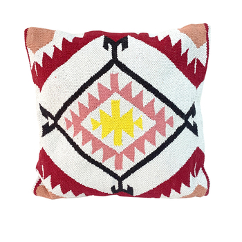 Maine & Crawford 45cm Faith Woven Cotton Tapestry Cushion w/ Fill