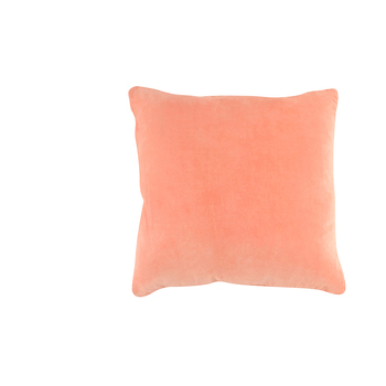 Maine & Crawford Makenna 50x50cm Velvet Cushion w/ Piping - Clay