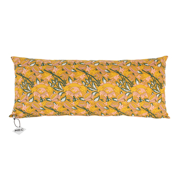 Maine & Crawford Niharika Extra Long 90x40cm Cushion Bed Pillow - Yellow