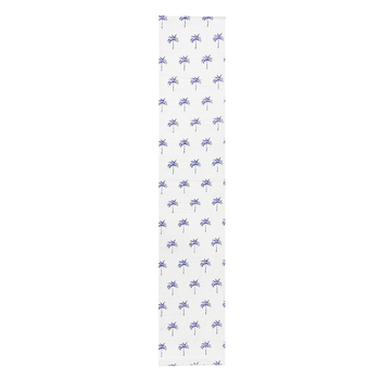 Maine & Crawford Belize 150x33cm Blue Palm Print Cotton Table Runner
