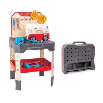 Hape Vehicle Service & Repair Shop Tools Workbench Toy 3+