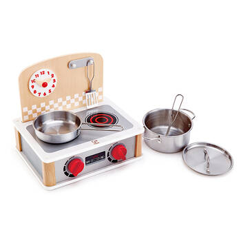 6pc Hape 2 in 1 Kitchen & Grill Set