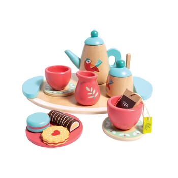 Hape Wooden Tea Set Pretend Play Kids Activity Toy 3+