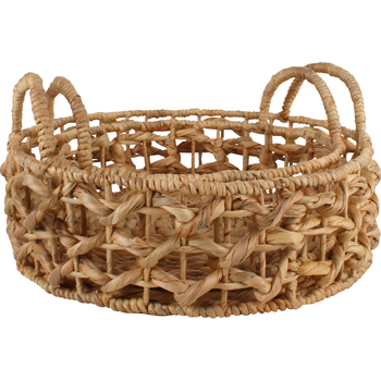 2pc Maine & Crawford Lana Water Hyacinth Basket - Natural