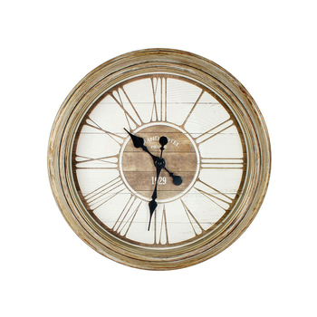 Maine & Crawford Caesar 56cm Plastic Analogue Wall Clock - Antique Brown