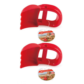 2PK Hape Hand Digger Activity Kids/Toddler Toy 18m+ Red