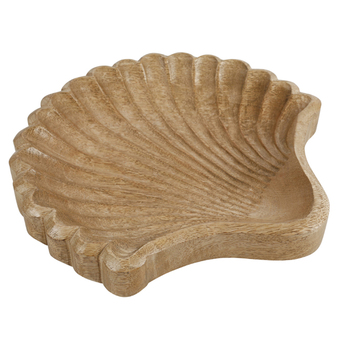 Maine & Crawford 7 Seas 25cm Seashell Wooden Display Tray - Natural
