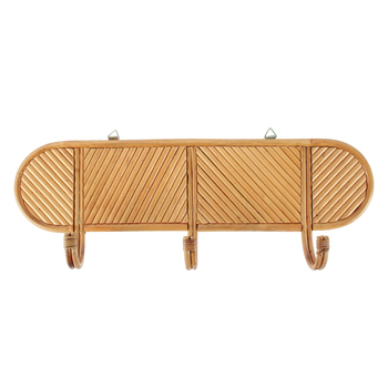 Maine & Crawford 3-Coat Kylo Hook 40cm Organiser - Natural