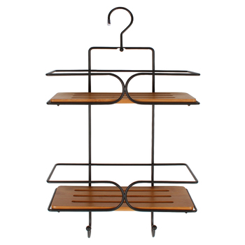 Maine & Crawford 49cm Shower Caddy Rack - Matte Black