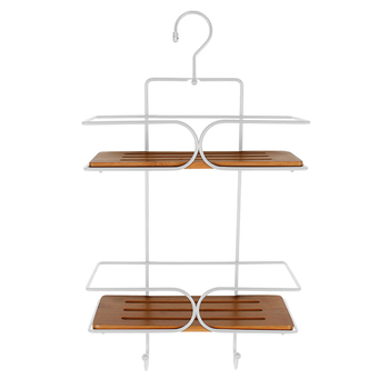 Maine & Crawford 49cm Shower Caddy Rack - Natural/White