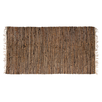 Maine & Crawford Kintamani 180x120cm Jute Suede Rug - Brown