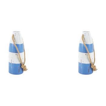 2PK Maine & Crawford 20x8cm Harry Buoy Decoration N87 - Navy/White