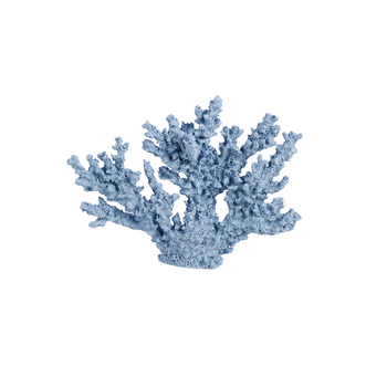 Maine & Crawford 7 Seas Resin 31cm Coral Ornament - Blue