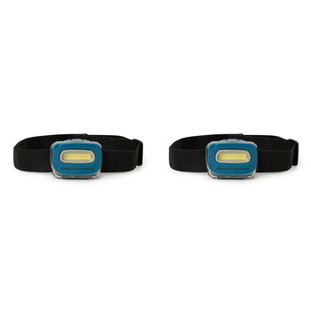 2PK Legami COB SOS LED Headlamp Hiking/Camping - Petrol Blue