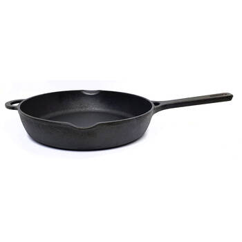 Classica Pre-seasoned Cast Iron Round Frypan All Stove 25cm Black
