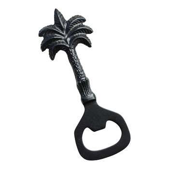 LVD Brass/SteelPalm  Black 12cm Manual Bottle Opener - Black
