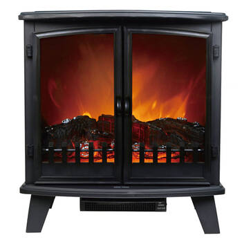 Heller 1800W Electric Fireplace Heater 