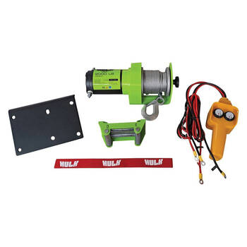 Hulk Genesis UV-Resistant Steel Rope ATV UTV Winch Set 2000LB