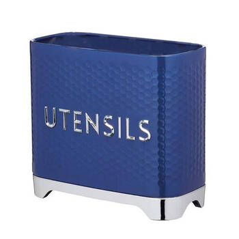 Kitchencraft Lovello Textured Utensil Holder - Blue