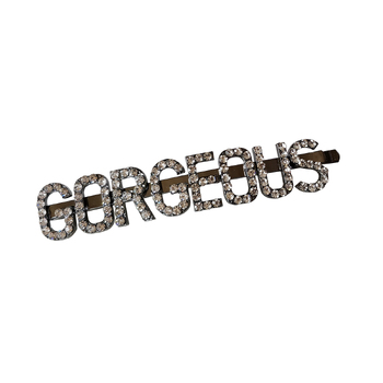 Culturesse Gorgeous 10cm Rhinestone Hair Clip - Silver