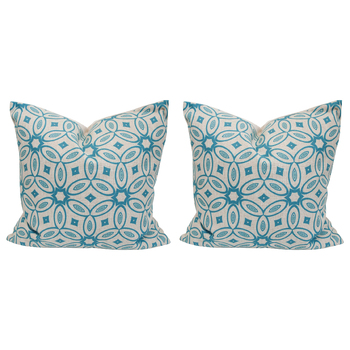 2PK LVD Cushion Flower Circle Home/Lounge Decor 50cm Square