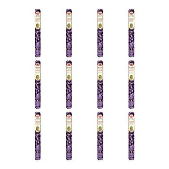 12x 20pc HEM Hexa Precious Lavender Scent Incense Sticks Meditation Fragrance