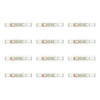 12x 20pc HEM Hexa White Musk Scent Incense Sticks Meditation Fragrance