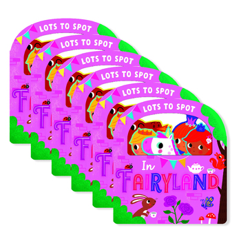 6PK Townhouse Lots to Spot In Fairyland Kids Early Learning Book 1y+