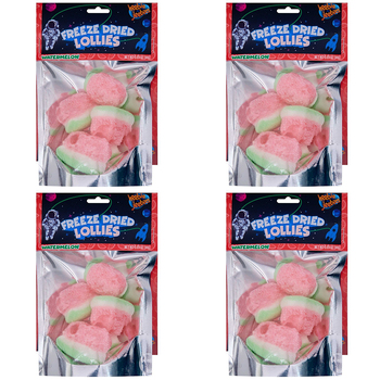 4PK Heebie Jeebies 18g Freeze Dried Sour Watermelon Mini Pack
