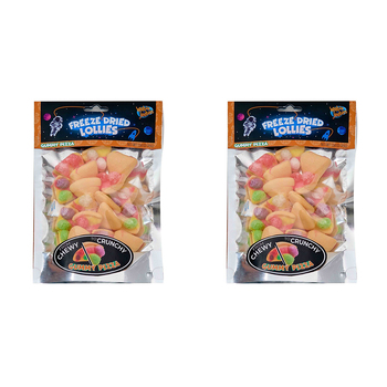 2PK Heebie Jeebies 30g Freeze Dried Lollies Gummy Pizza