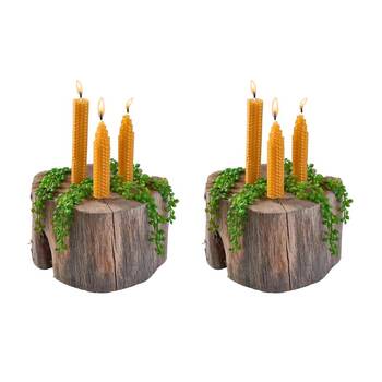 2PK Heebie Jeebies Make Your Own Beeswax Candles DIY Candle Making Kit 8y+