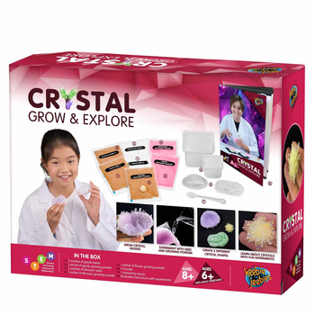 Heebie Jeebies Crystal Grow & Explore Kids STEM Toy Kit 8+