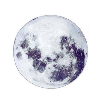 Heebie Jeebies Moon Infinity Rug Kids Room Soft Carpet Non-Slip Round 100cm