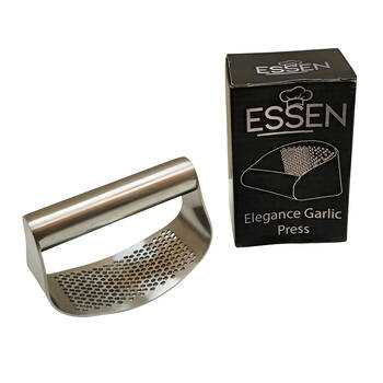 Essen Steel Garlic Crusher 11x5x7cm Press Stainless Kitchen Gadgets Silver