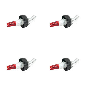 4PK Barcraft 25ml Shot Measure Pourer & Bottle Dispenser/Stopper