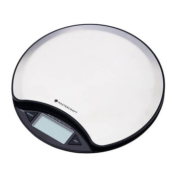 5KG Mastercraft Electronic Round Duo Kitchen Scale