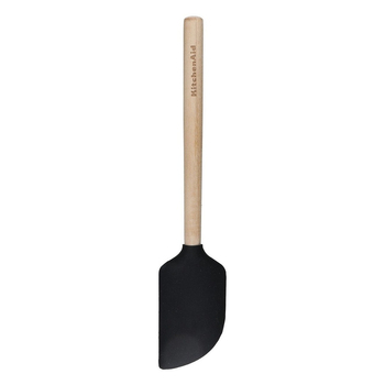 KitchenAid Maple Wood Silicon Scraper Spatula