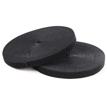 Star Tech 100 ft. Cut-to-Size Hook and Loop Cable Tie - Bulk Cable Tie