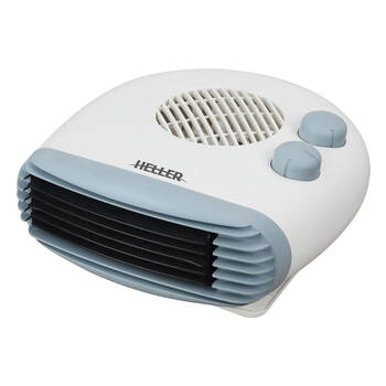 Heller 2000W Low Profile Fan Heater 27x26cm - White