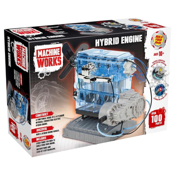 Machine Works 4 Cyl Hybrid Engine Kids/Childrens Building Play Toy 10+