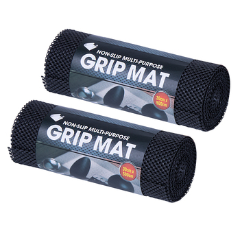 2PK 30x500cm 300Gsm Non-Slip Carpet Underlay Grip Mat Assorted