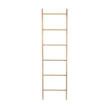 Clevinger Freestanding Bamboo Towel Ladder Sturdy Space Saving 182.5x50cm