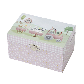 Jiggle & Giggle Farm Fun Jewellery Box Kids/Children's Toy 18x11.5cm 3y+