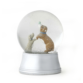 Jiggle & Giggle Puppy Play Kids/Children's Snow Globe Decor Toy 8x12cm 3y+