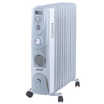 Heller 2400W 11 Fin Oil Heater W/Timer and Fan